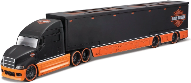 Maisto Harley-Davidson hauler czarny 1:64