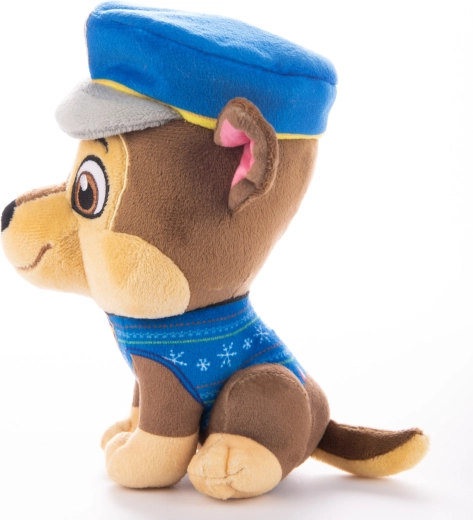 Świąteczny wygląd z niebieskim sweterkiem