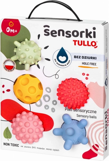 Piłeczki sensoryczne TULLO – pastelowe