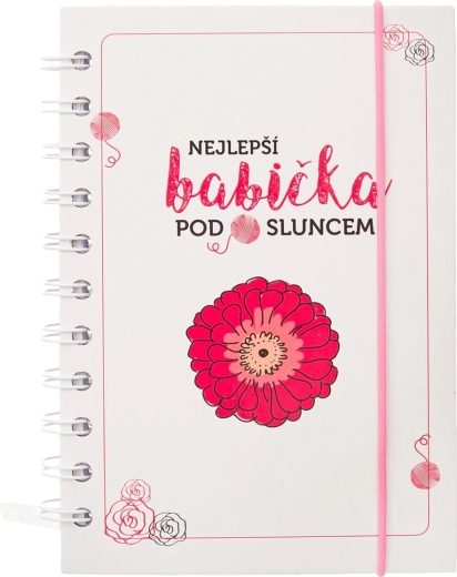 Notes z oprawą spiralną „Najlepsza babcia”
