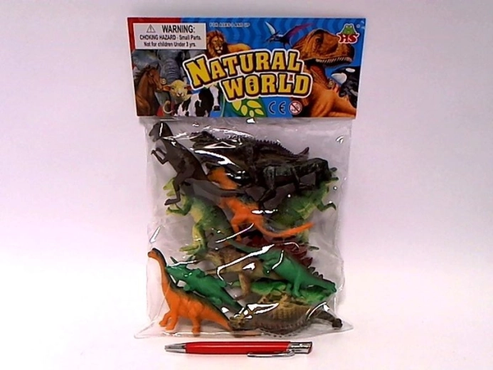 Zestaw figurek dinozaurów 10 cm (12 szt.)