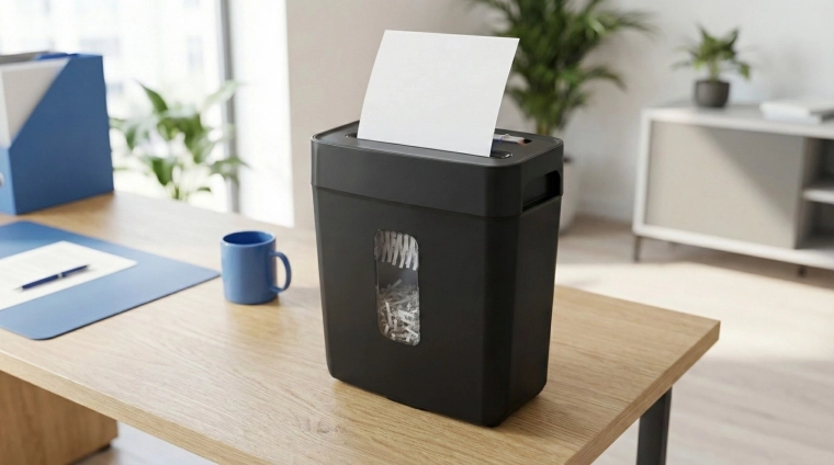 Niszczy do 6 arkuszy jednocześnie, również karty