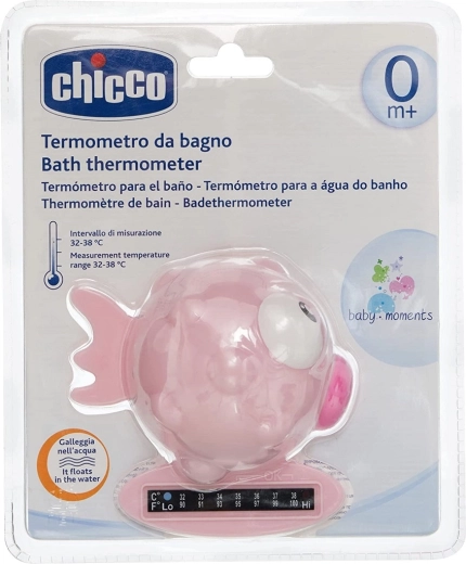 Chicco termometr do wody Rybka różowa