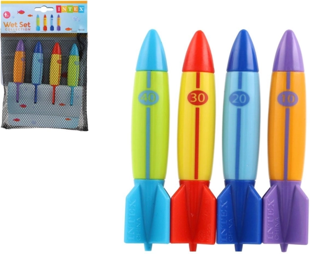 Torpedy do nurkowania w wodzie - 4 szt.