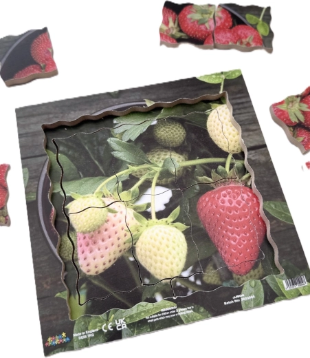 Warstwowe drewniane puzzle
