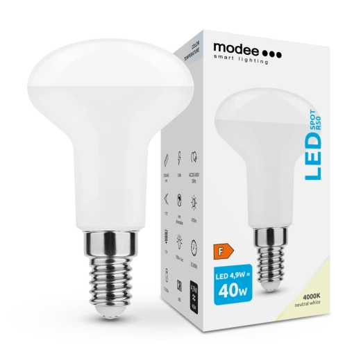 Modee Lighting LED żarówka R50 4,9 W E14 neutralna biel