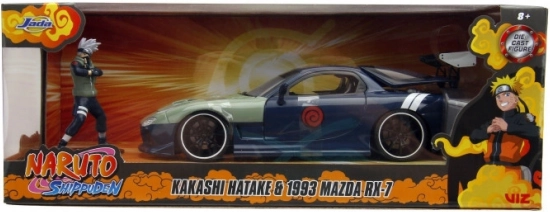 Jada Toys Naruto Shippuden Mazda RX-7 1:24 z figurką Kakashiego Hatake