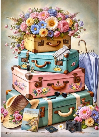 Cherry Pazzi puzzle Gotowi do wyjścia! 1000 elementów