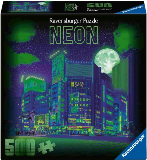 Ravensburger neonowa kolekcja Tokio puzzle 500 elementów