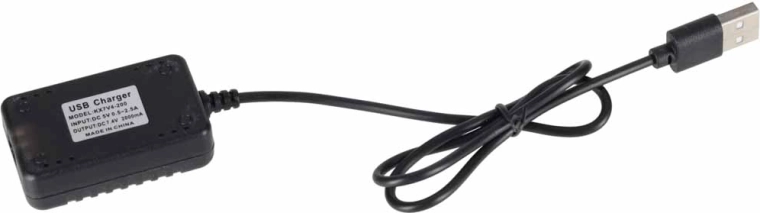 Zestaw RTR w tym akumulator i ładowarka USB