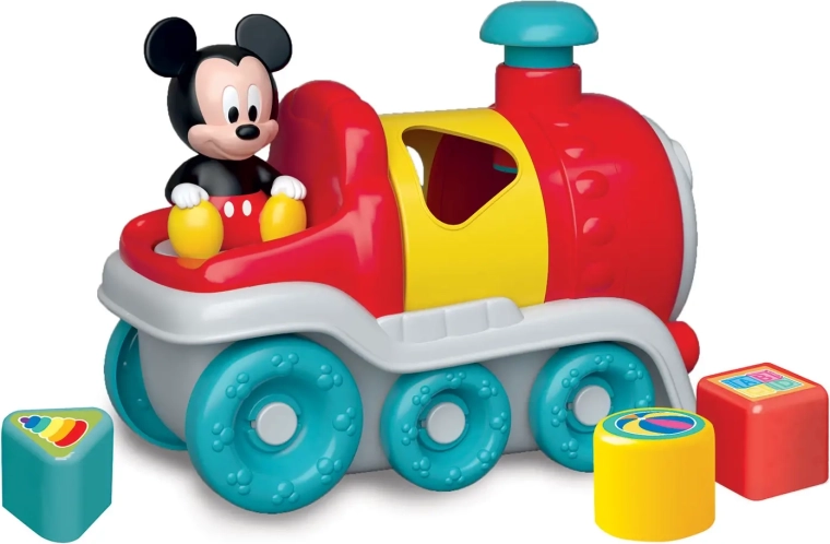 Clementoni Baby sorter pociąg Mickey Mouse