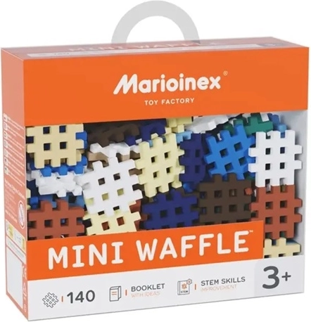 Mini klocki waflowe 140 elementów, wzór 4