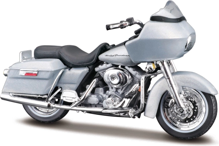 Maisto Harley-Davidson 2002 FLTR Road Glide metaliczny szary 1:18