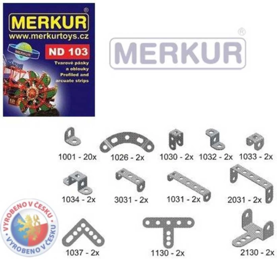 Merkur paski i łuki – części zamienne ND 103