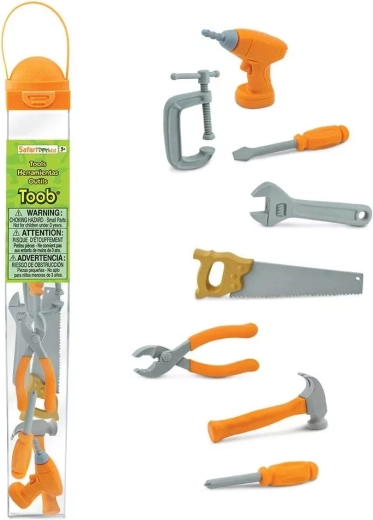 Safari Ltd. Toobs tuba z narzędziami dla małych majsterkowiczów