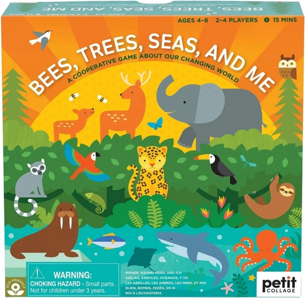 Petit Collage kooperacyjna gra planszowa Bees, Trees, Seas and Me