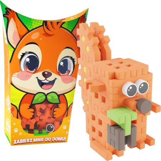 Klocki Mini Waffle Pocket Pets – wiewiórka