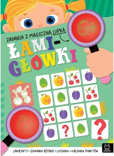 Zadania z magiczną lupą: łamigłówki 6+