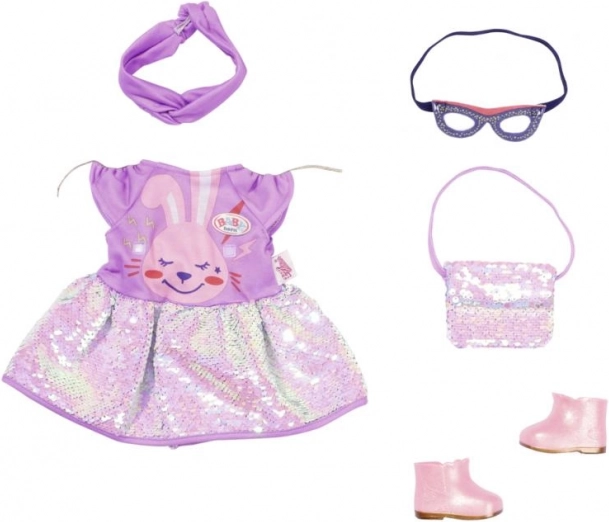 Baby Born ubranie dla lalki 43 cm - Zestaw na przyjęcie urodzinowe