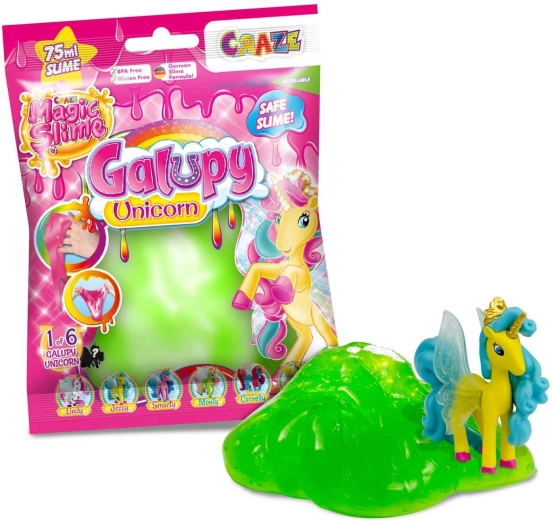 Craze magiczny slime z niespodzianką Galupy Unicorn (mix kolorów) - 1 sztuka