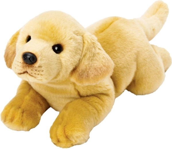 Pluszowy pies Labrador leżący 38 cm