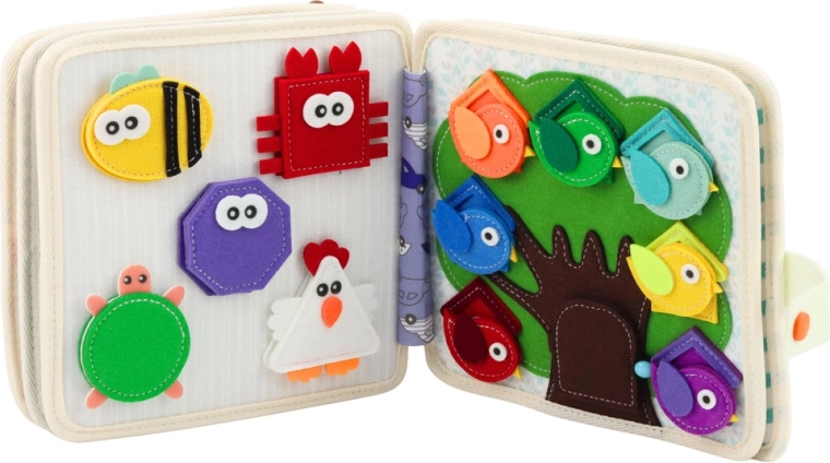 Nauka przez zabawę z odpinanymi kształtami i zwierzątkami
