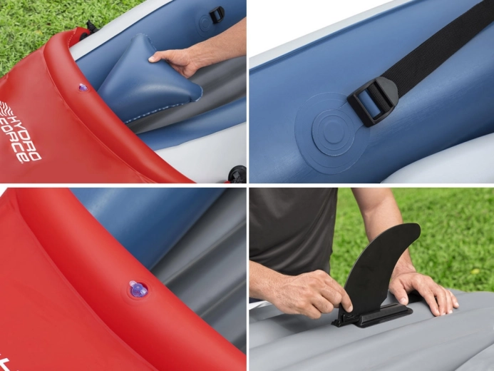 Stabilna jazda dzięki podłodze I‑beam i płetwie