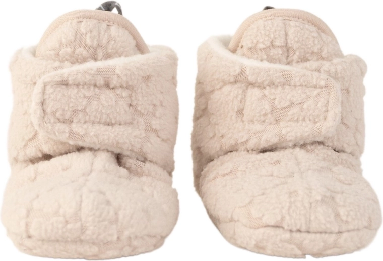 Lodger dziecięce kapcie slipper folklore fleece birch 3–6 miesięcy