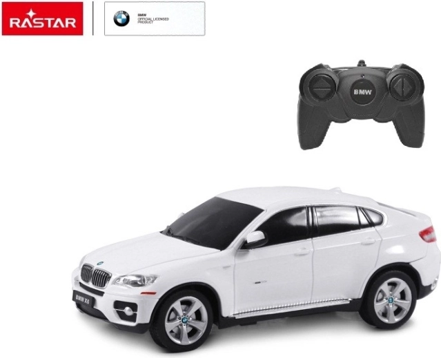 Rastar BMW X6 RC auto zdalnie sterowane 1:24 białe