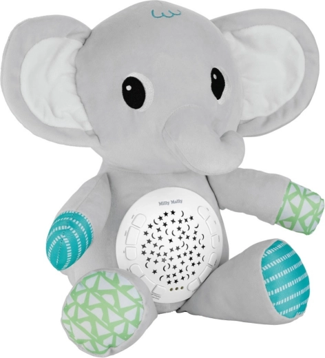 Delikatna projekcja światła dla spokojnego zasypiania