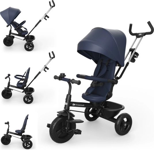 Kinderkraft trójkołka Aston 2 plus navy