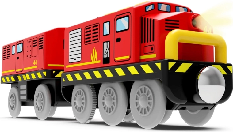 2Kids Toys elektryczna lokomotywa manewrowa czerwona