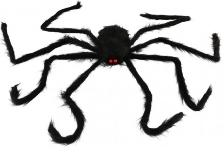 duży pluszowy pająk 125 cm na Halloween