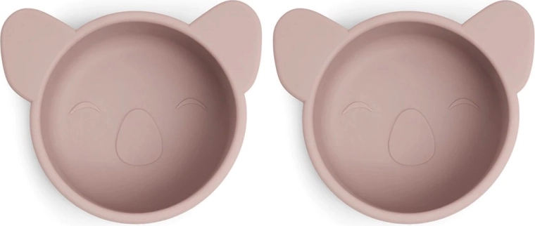 NUUROO Rosa silikonowe miseczki koala woodrose - 2 szt.
