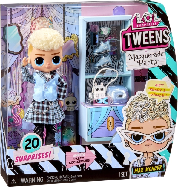 L.O.L. Surprise! Tweens laleczka Max Wonder – Bal maskowy