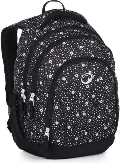 Bagmaster Supernova plecak uczniowski czarno-biały