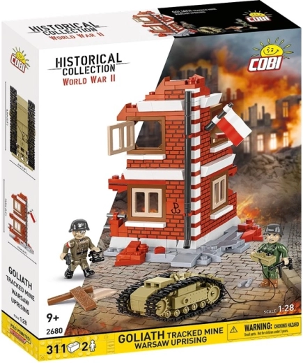 Cobi historical collection WWII goliath – zdalnie sterowana mina z Powstania Warszawskiego