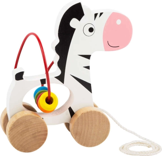 Zebra do ciągnięcia z labiryntem zręcznościowym