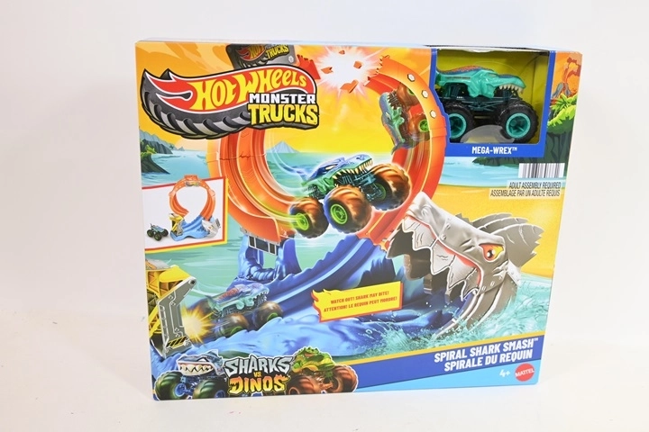 Hot Wheels Monster Trucks Rekinia pętla z autkiem Mega-Wrex