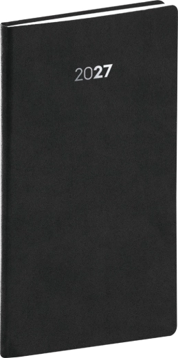 Notique kieszonkowy terminarz Balakon 2027 czarny 9 × 15,5 cm