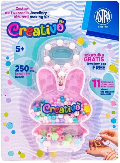 Astra zestaw koralików Króliczek