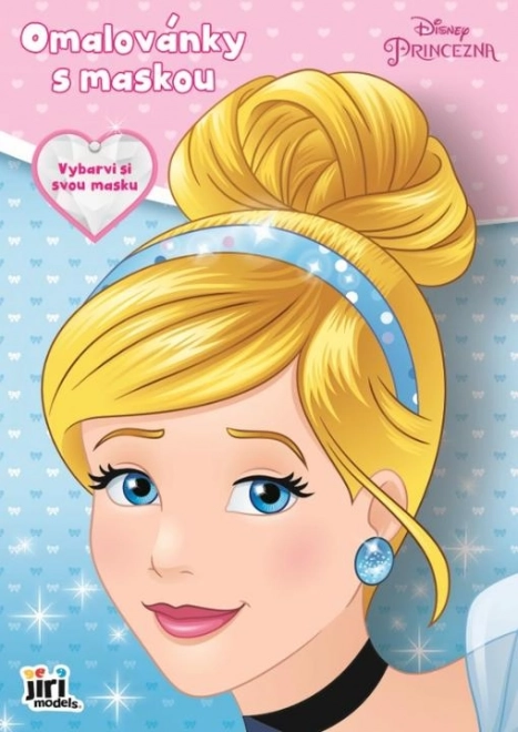 Jiri Models kolorowanka z maską do pokolorowania Disney Princess