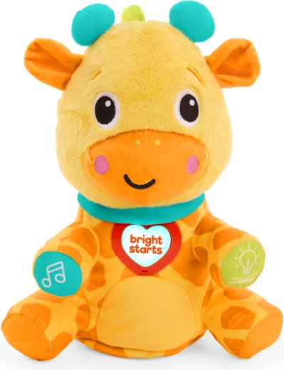 Interaktywna edukacyjna pluszowa żyrafa Bright Starts Chat & Cuddle Giraffe od 6. miesiąca życia