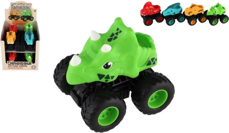 Terenowe autko off-road dinozaur z napędem bezwładnościowym