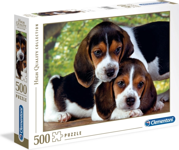 Puzzle 500 elementów – pieski Clementoni
