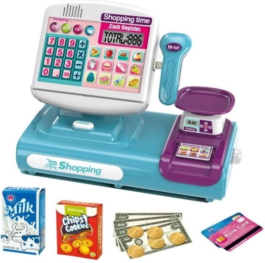 Działający kalkulator i wyświetlacz LCD