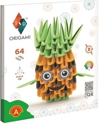Zabawny zestaw Origami 3D – Ananas dla dzieci