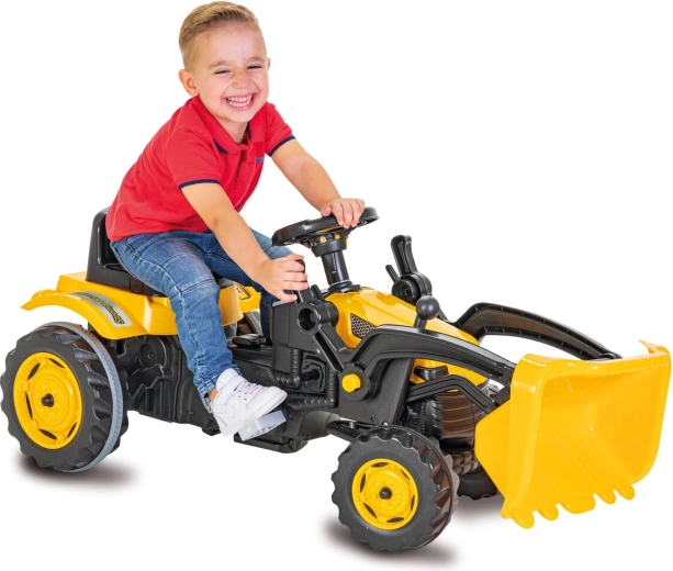 Traktor na pedały z ładowaczem JAMARA Strong Bull, żółty