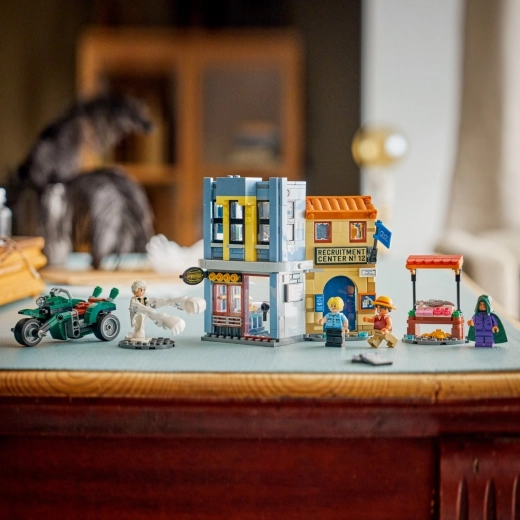 4 minifigurki i motocykl kapitana Smokera