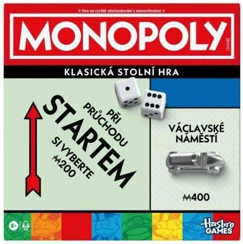 Monopoly Classic od Hasbro – wersja czeska